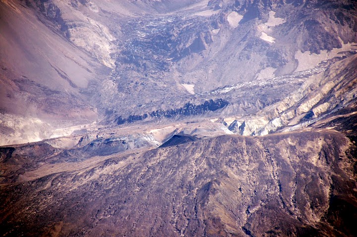 A view of the crater from the helicopter- doesn’t it look like a picture straight out of a geography text book A view of the crater from the helicopter- doesn’t it look like a picture straight out of a geography text book