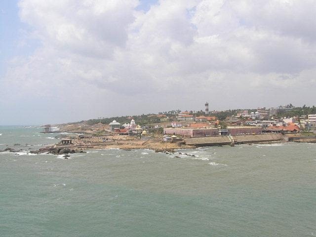 Kanyakumari - India's southern most tip from Sea