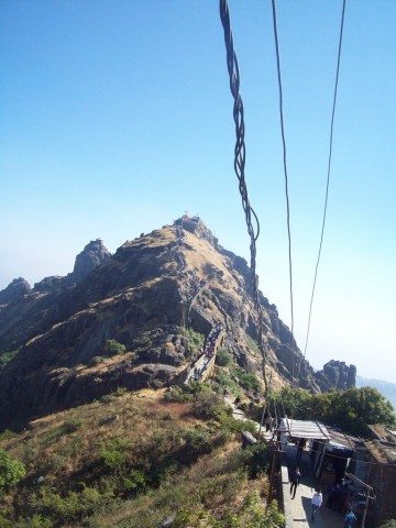 Guru Gorakhanath Temple - Highest point in Gujarat- from Amba Mata Temple.