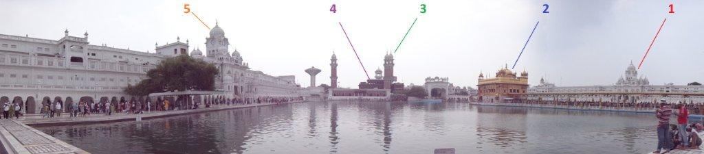 Panorama Of Golden Temple