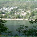 Naini Lake from Thandi Sadak, Nainital ( ठंडी सड़क से हरियाली के बीच झील का एक अद्भुत नजारा )
