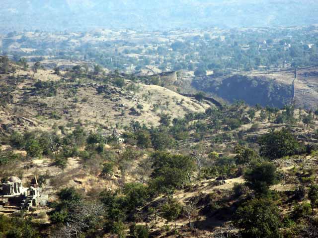 View from the top of Kumbhalgarh