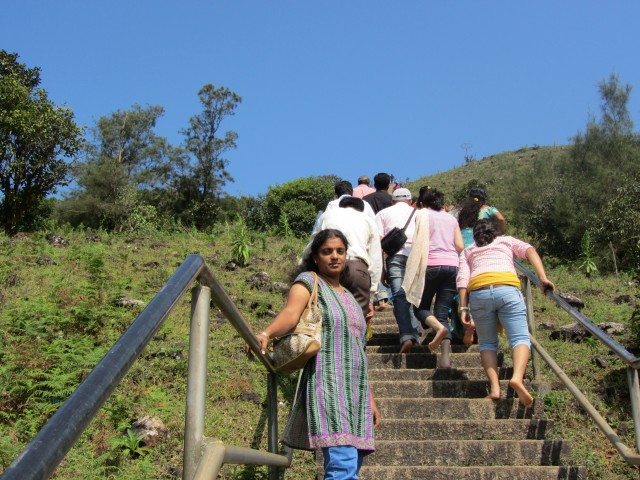 No shortage of company on the way up
