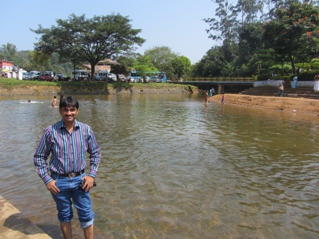 Crystal clear waters of Cauvery at Bhagamandala
