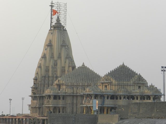 Somnath Temple from Sea Shore