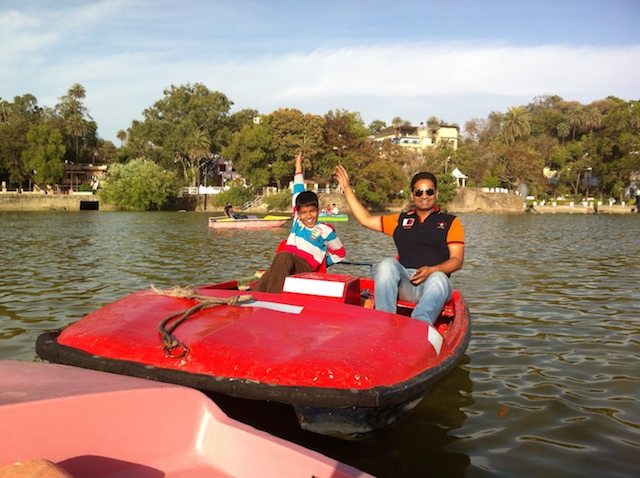 Boating at Nakki Lake, Mount Abu