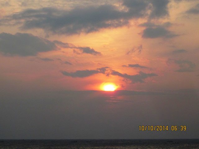 Sunrise at Kanyakumari