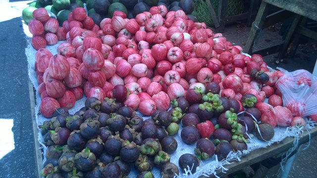 Zanzibar apples and Mangosteens